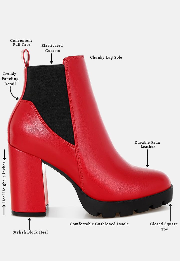 bolt block heeled chelsea boots#color_red