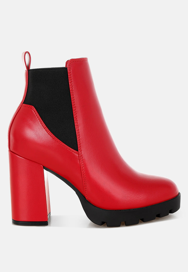 bolt block heeled chelsea boots#color_red
