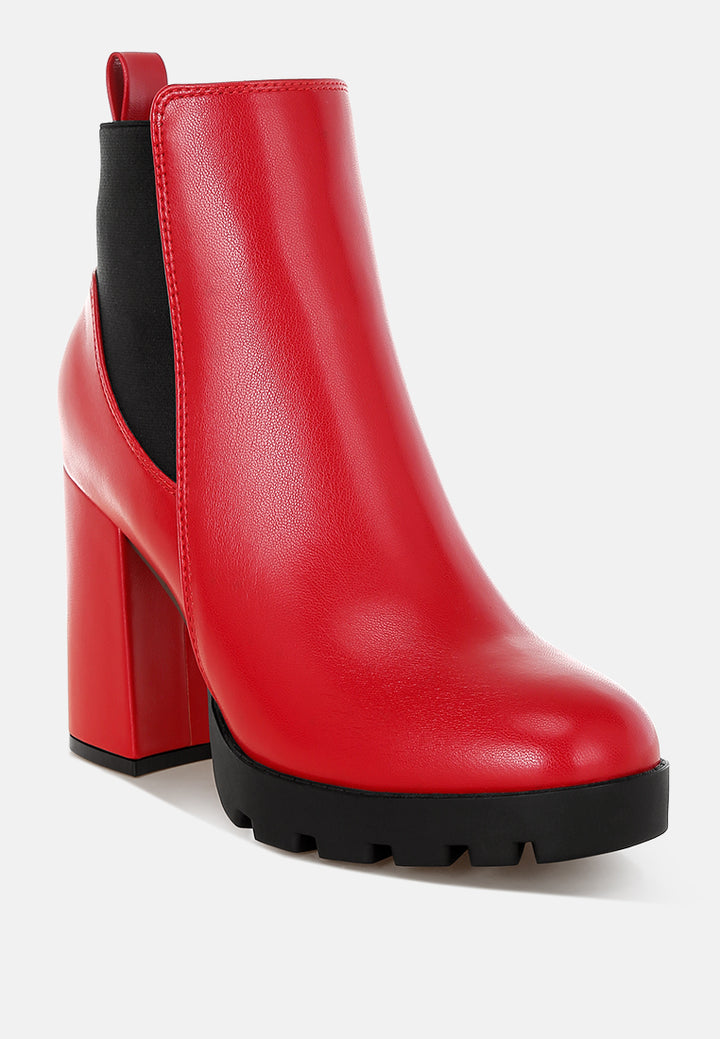 bolt block heeled chelsea boots#color_red