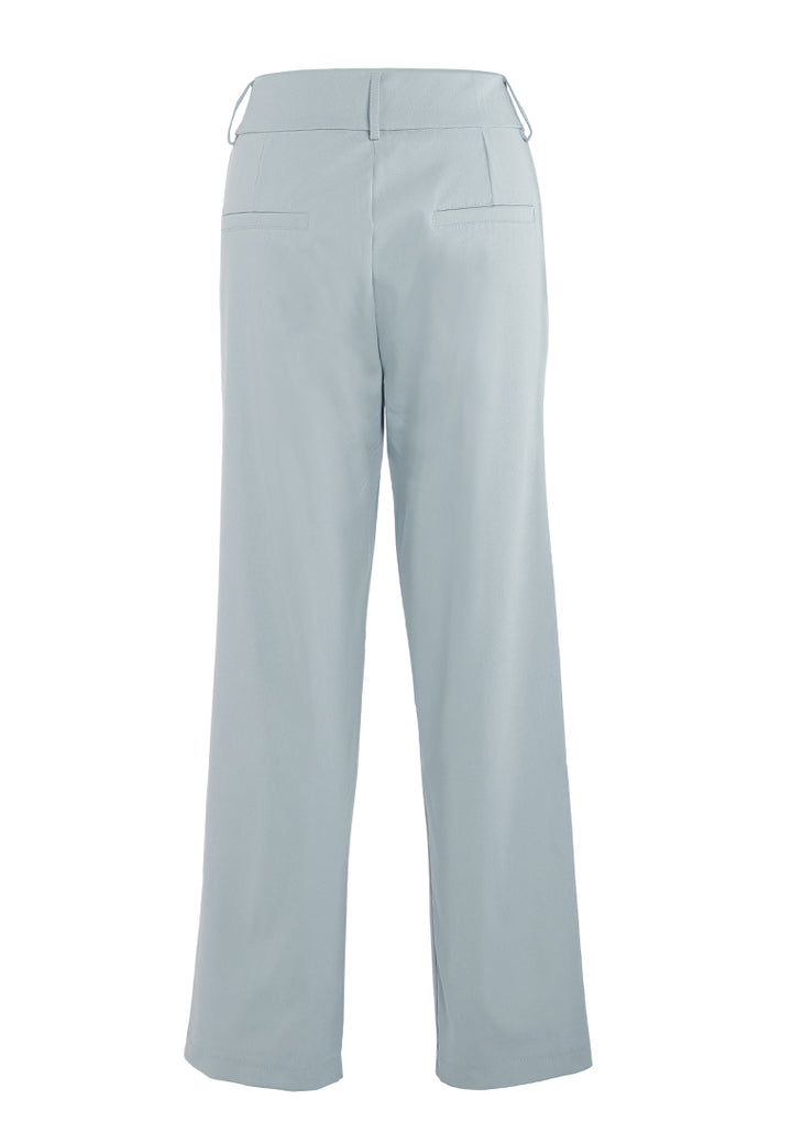 boot cut high waist pants#color_light blue