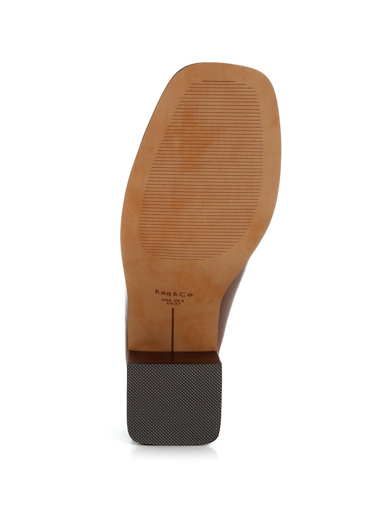 mules bottani sin cordones de cuero genuino#color_brown