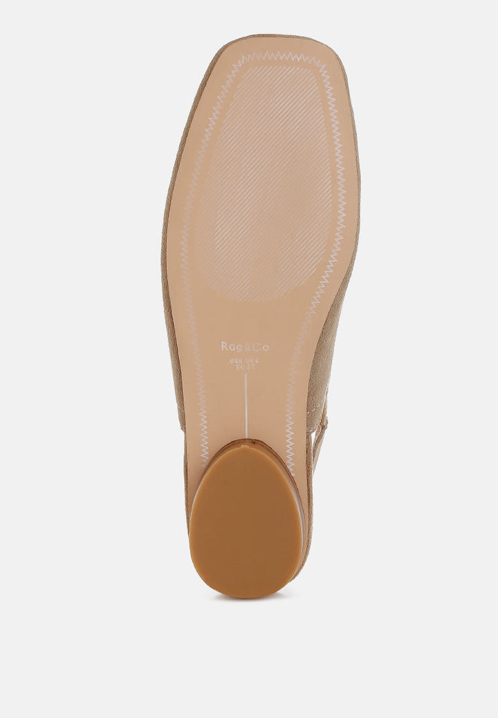 Sandalias destalonadas de piel de ante suave bounzi#color_beige