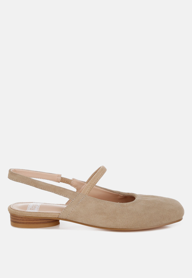 Sandalias destalonadas de piel de ante suave bounzi#color_beige