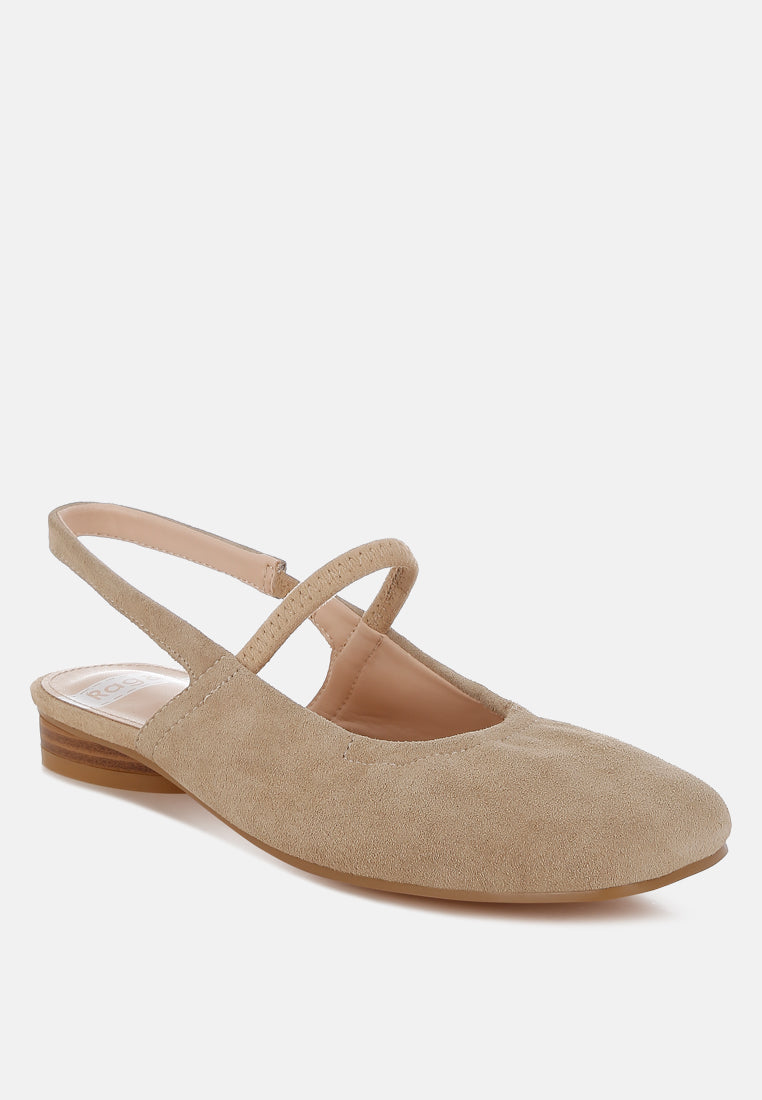 Sandalias destalonadas de piel de ante suave bounzi#color_beige