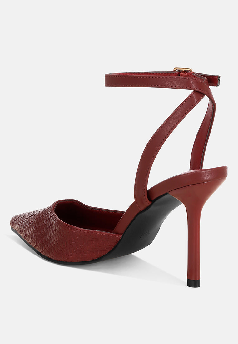 boxwood supportive ankle strap heel sandals#color_burgundy-smooth