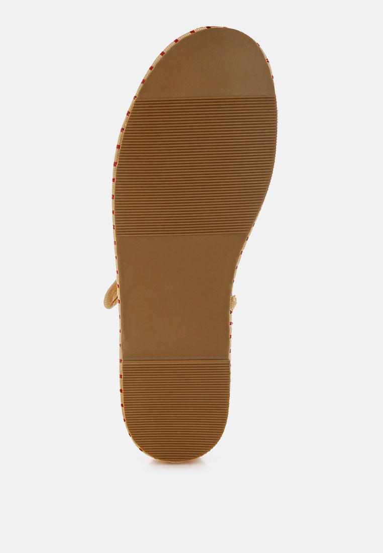 brunch date cherry accent mary jane flats#color_beige