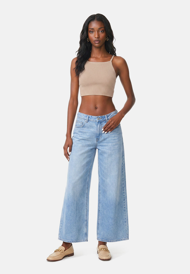 cropped camisole bralette#color_beige