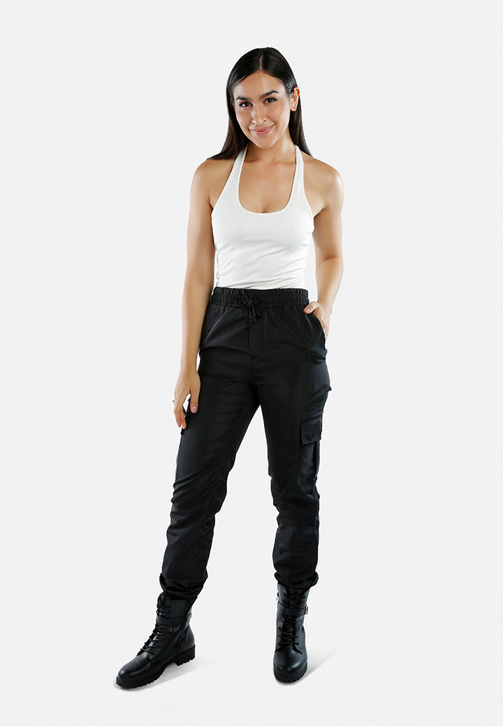 high waist casual trousers by ruw#color_black