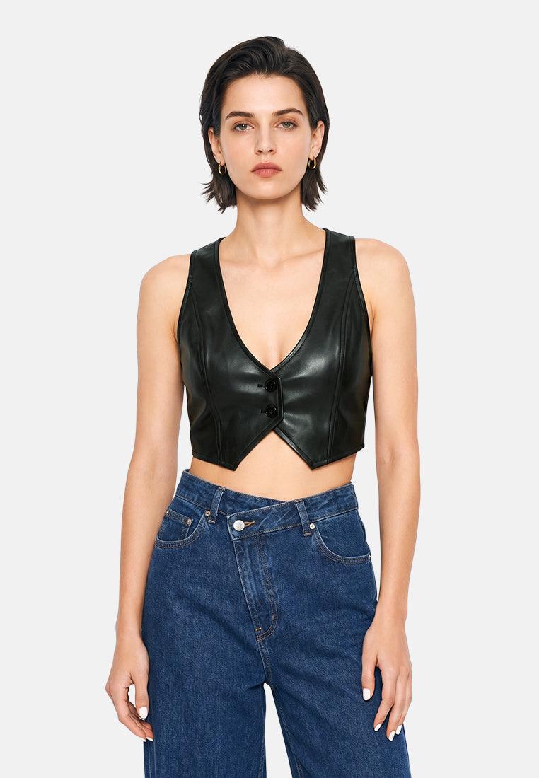 front button tank top#color_black