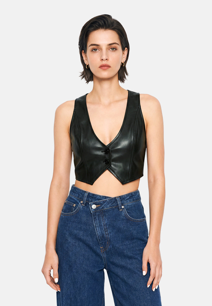 front button tank top#color_black