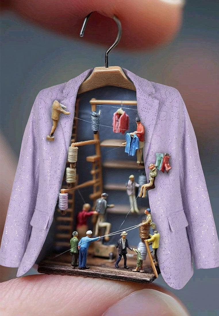 sequin embellished oversized blazer by ruw#color_lilac