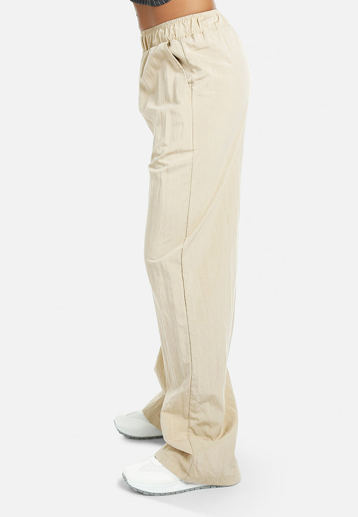 Elasticated Flared Pants#color_stone