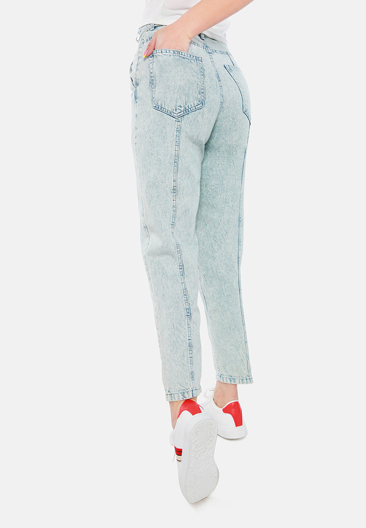multi panel washed mom jeans#color_grey