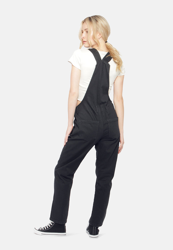 mom fit dungaree#color_black