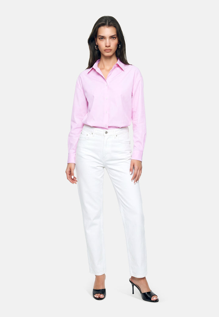 baju lengan panjang#warna_merah jambu