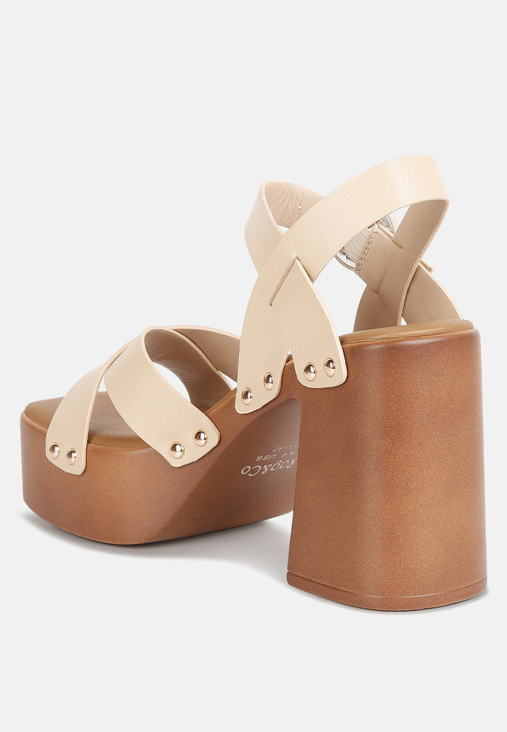 cristina cross strap embellished heels#color_beige