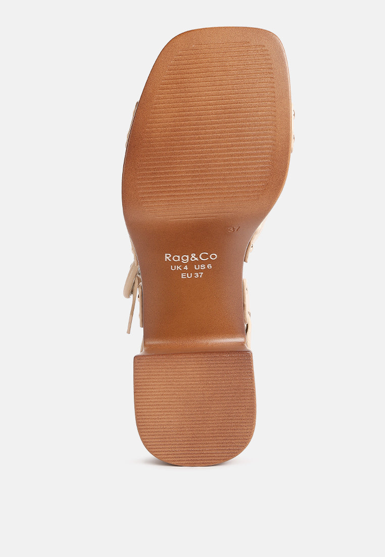 cristina cross strap embellished heels#color_beige