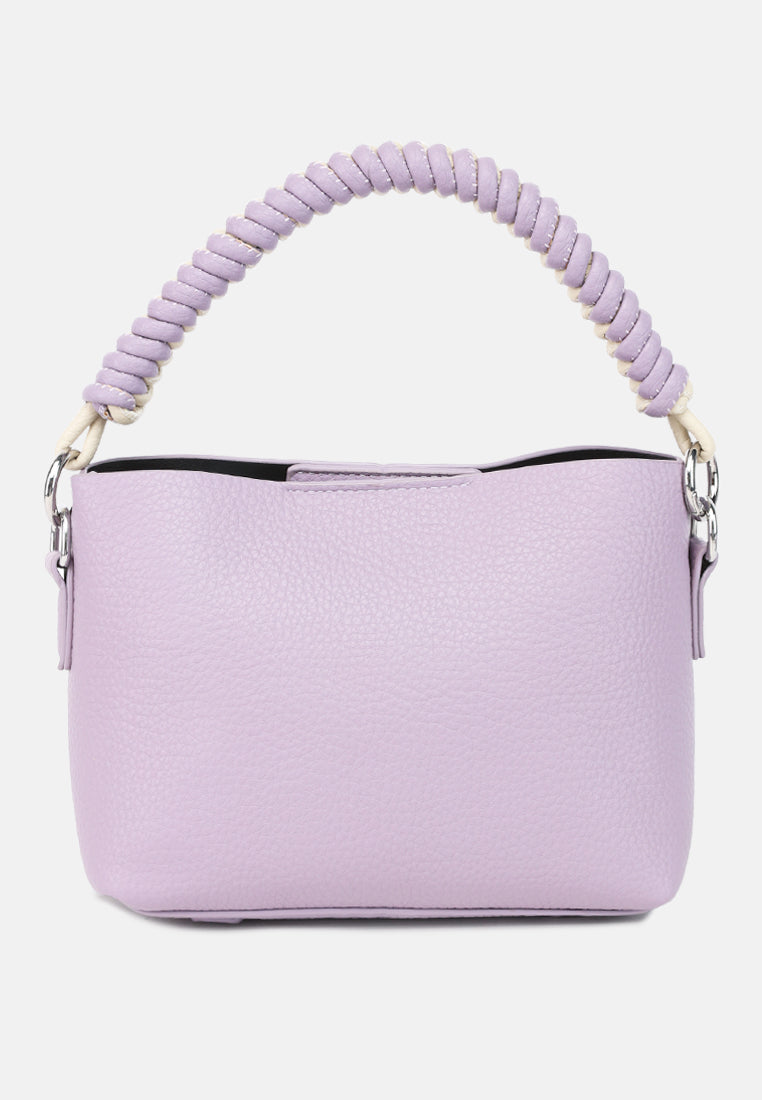 cable cord strap mini bag by ruw#color_purple