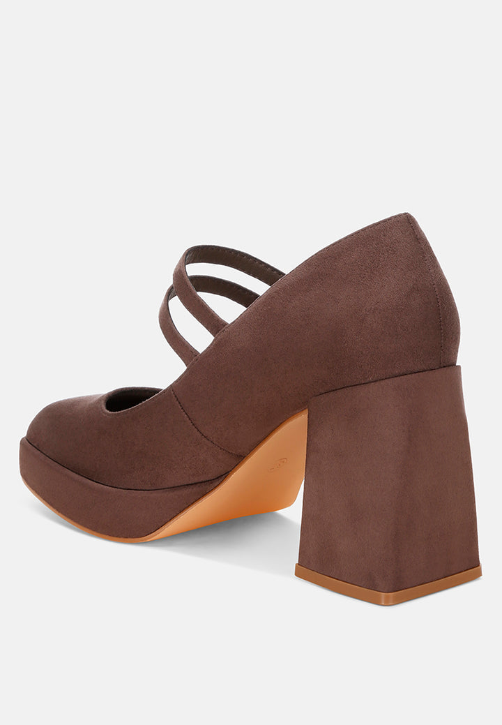 cabota dual buckle chunky heel sandals#color_taupe-suede