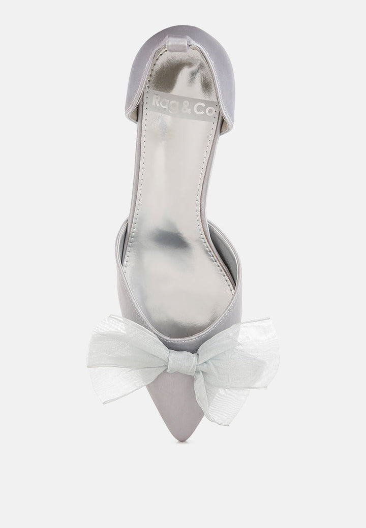 sandalias cadell de raso con detalle de lazo#color_silver