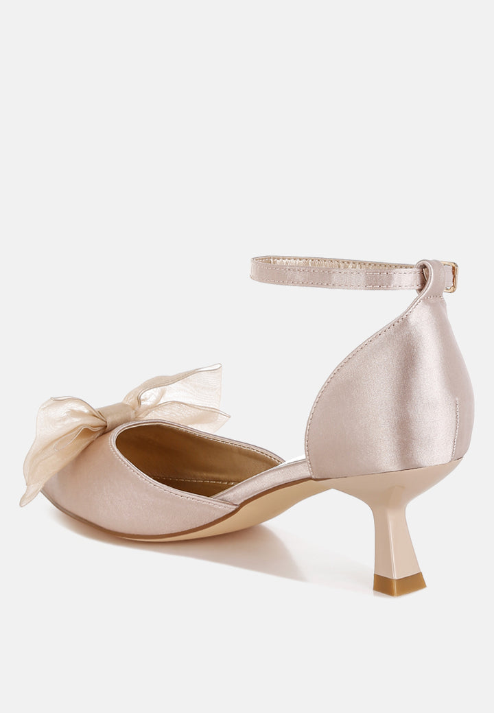 bow detail satin sandals by mode#color_beige