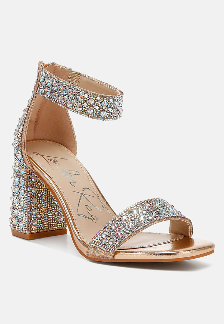 cady rhinestones and sequins block sandals#color_rose-gold