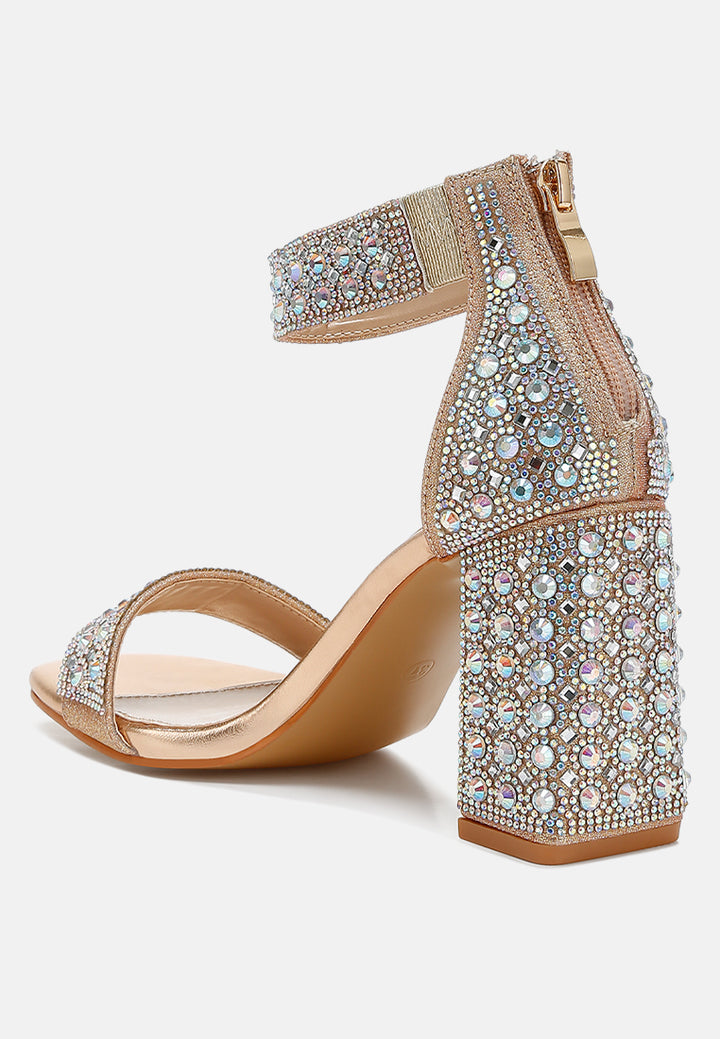 cady rhinestones and sequins block sandals#color_rose-gold