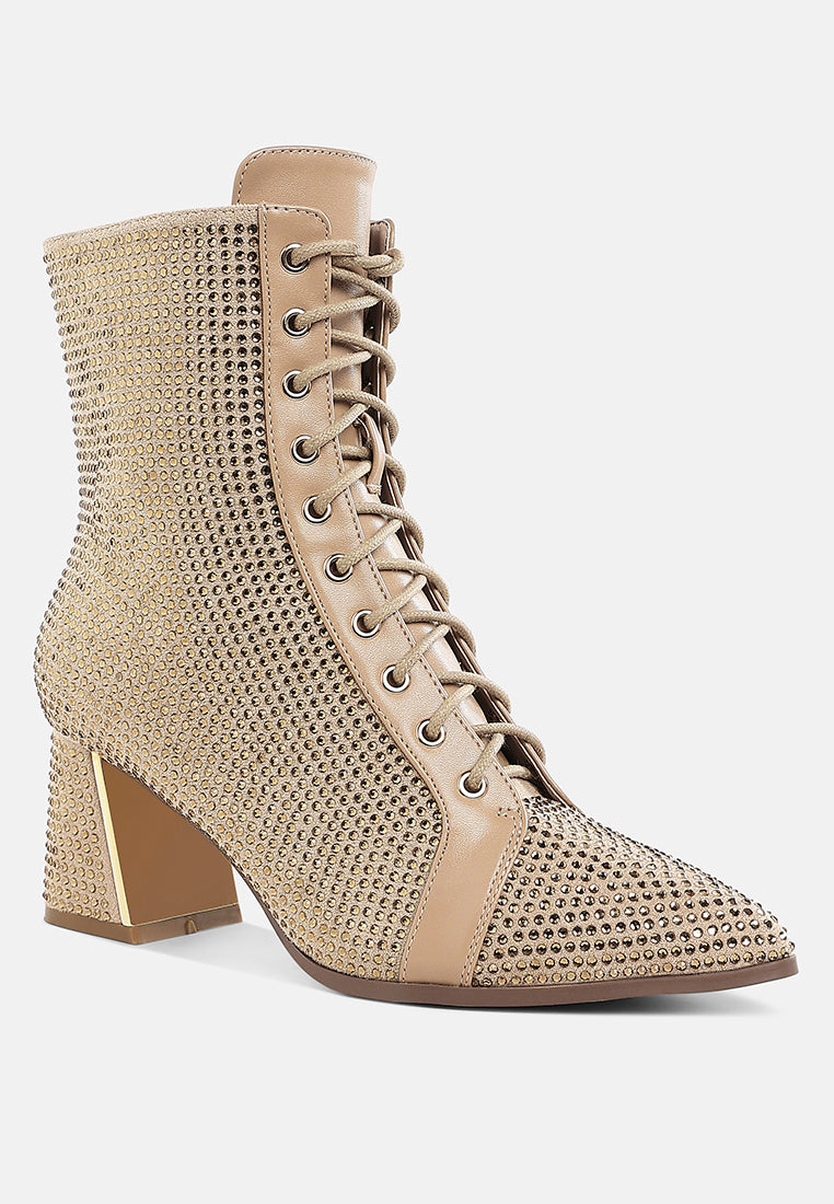 calla rhinestone embellished ankle boots#color_beige