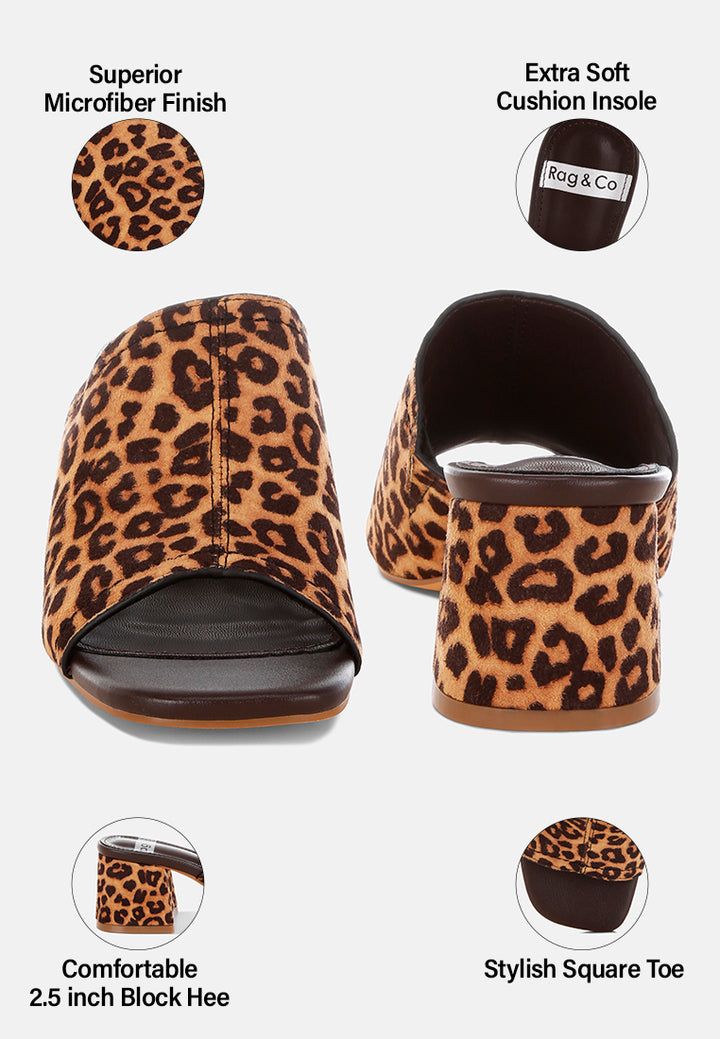 carmila square toe block heels#color_leopard