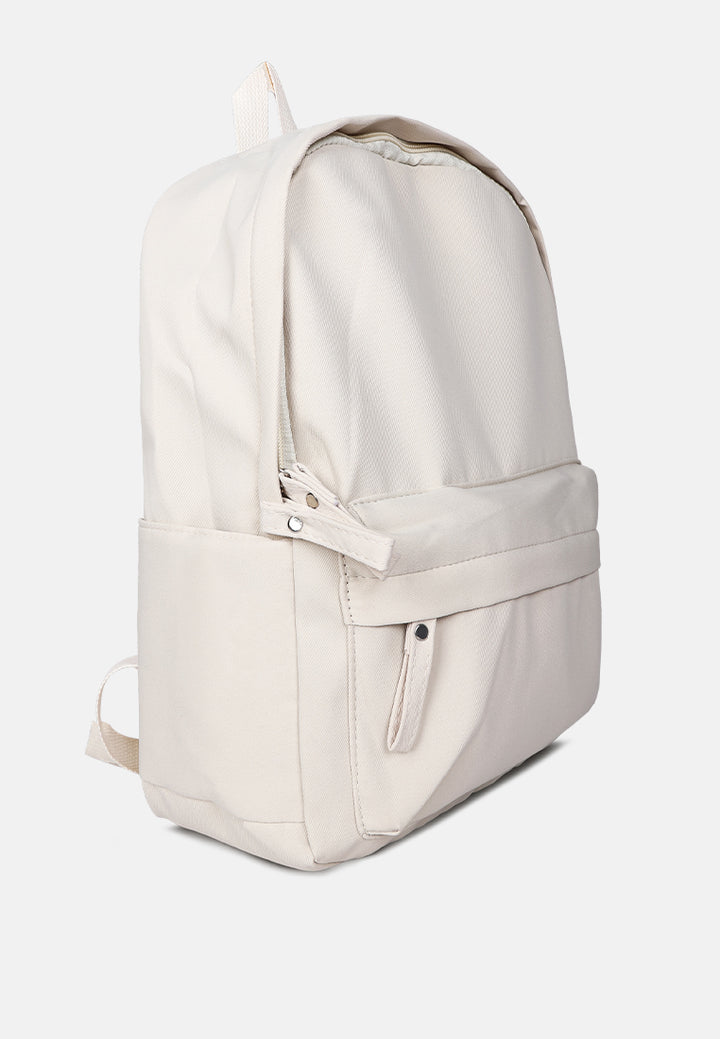 casual backpack#color_off-white