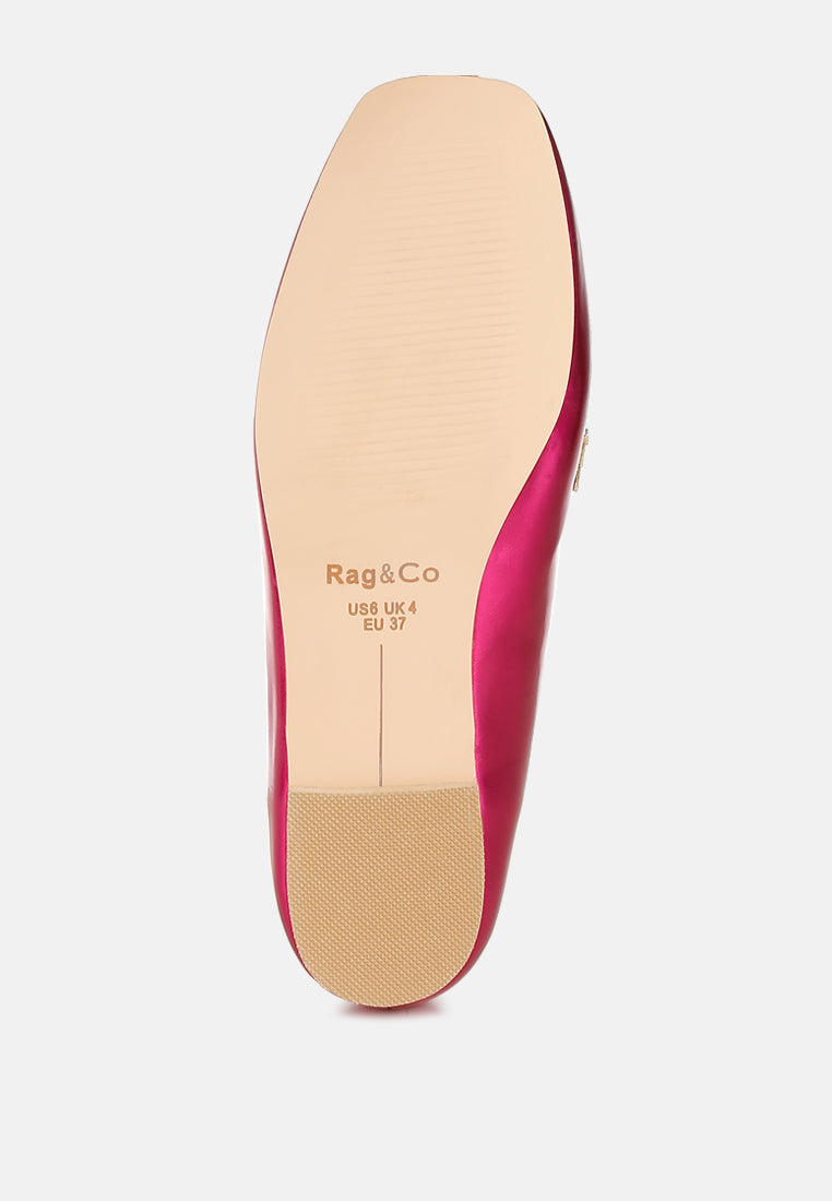 mocasines con tiras de strass metalizados celosia#color_fuchsia