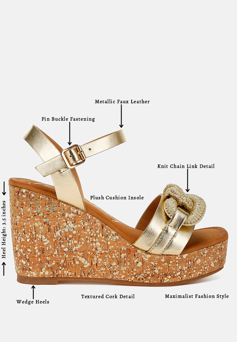 chaby lbyk detail wedge sandals by rag#color_gold