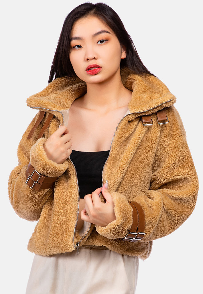 Fur deals teddy jacket