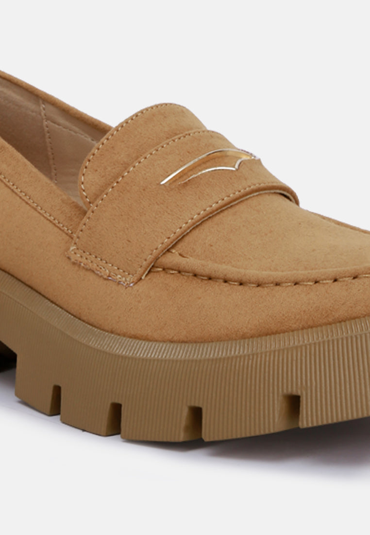 chunky loafers by ruw#color_tan