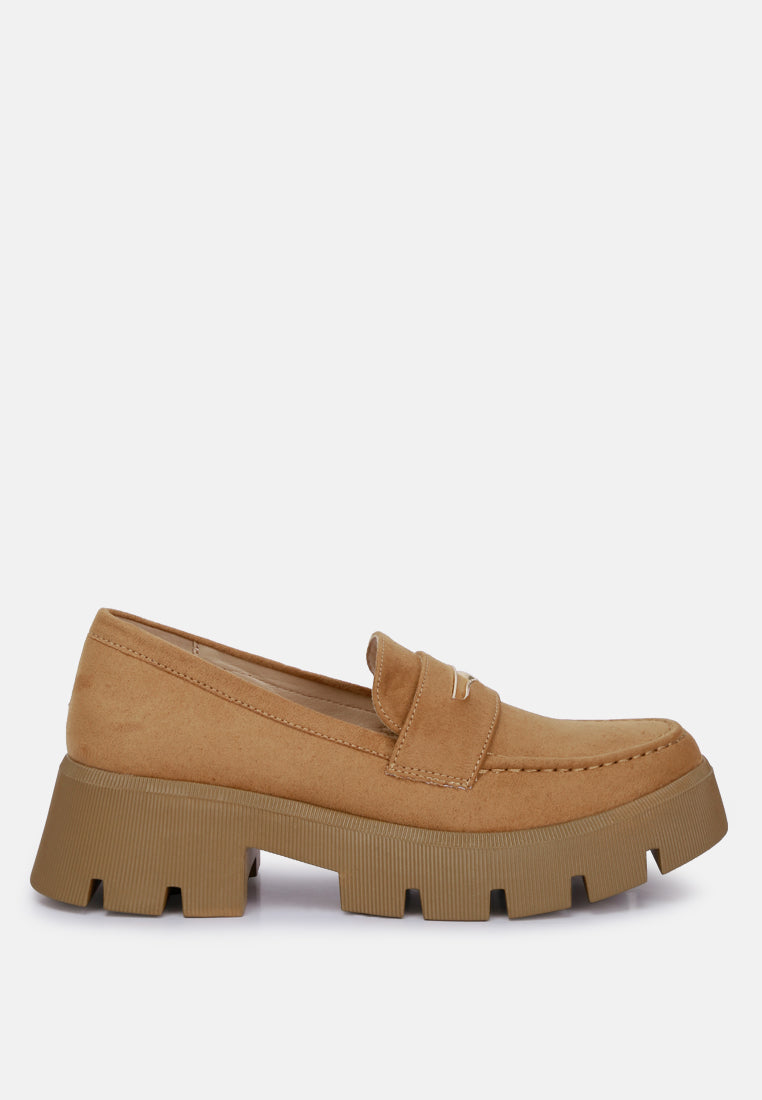 chunky loafers by ruw#color_tan