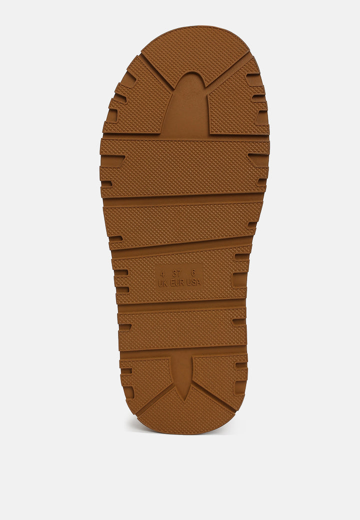 chunky platform winter boots by ruw#color_camel