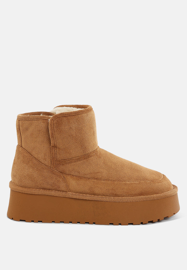 chunky platform winter boots by ruw#color_camel
