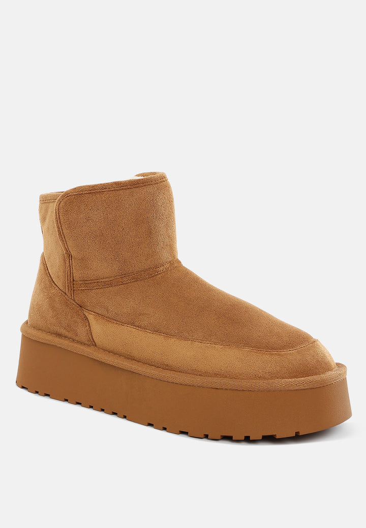 chunky platform winter boots by ruw#color_camel