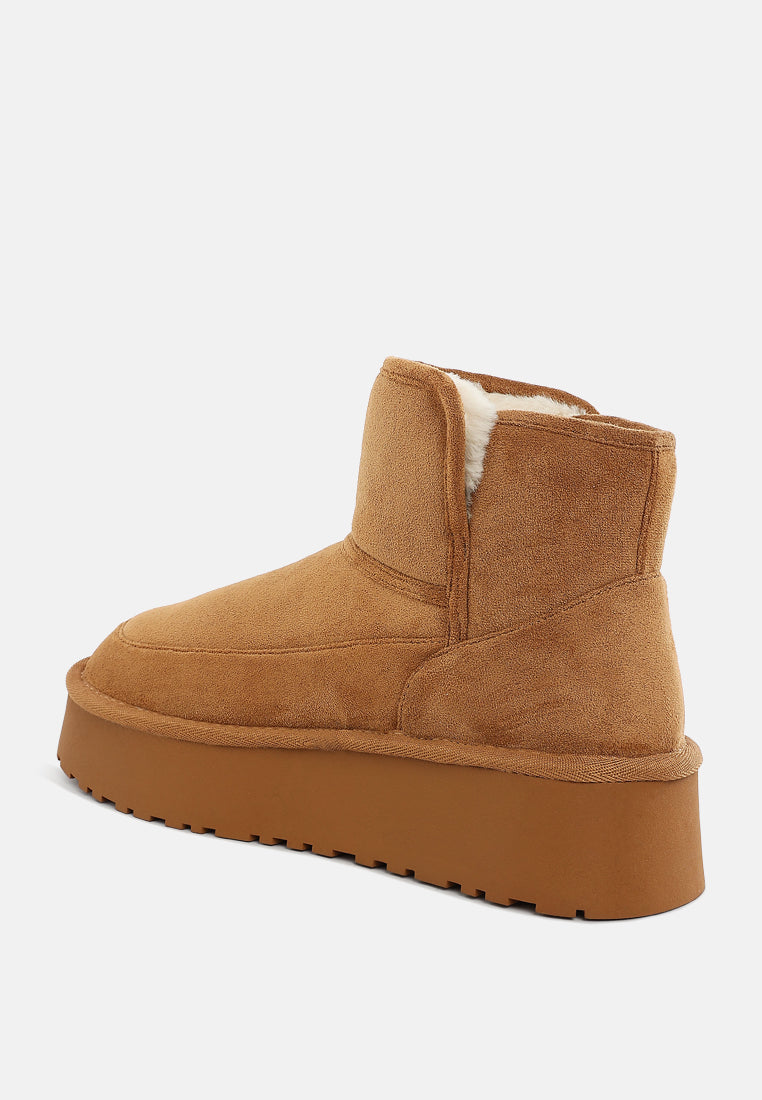 chunky platform winter boots by ruw#color_camel