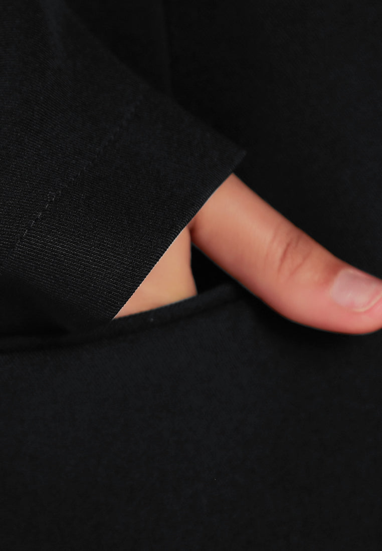 classic oversized na blazer ng ft#color_black