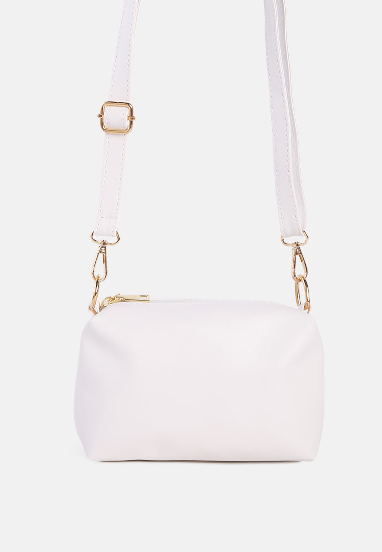 white clear handbag with pouch#color_white