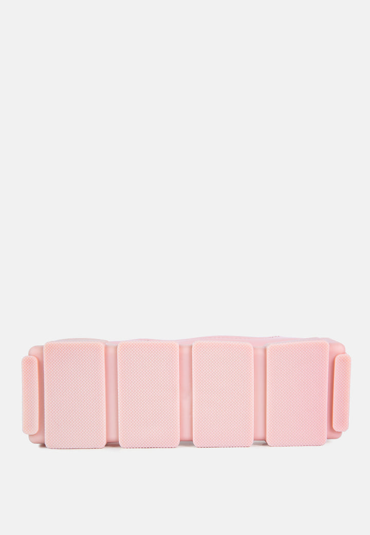 Clear Utility Handbag#color_pink