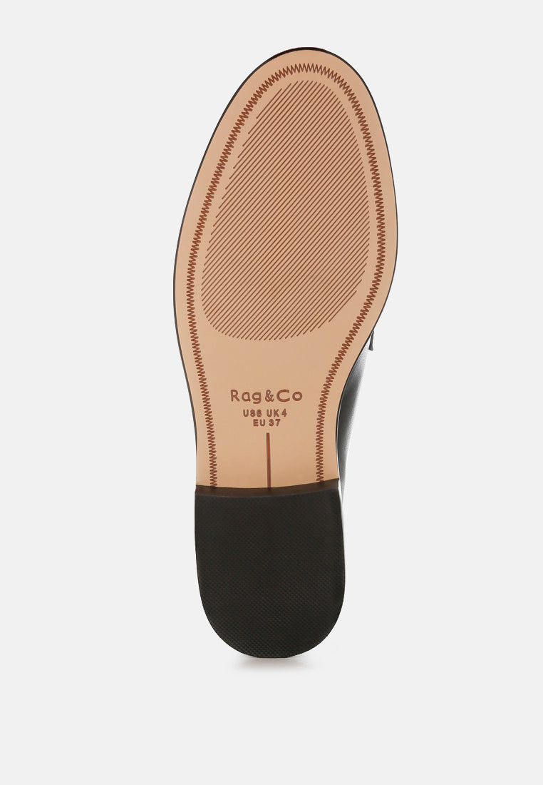 mocasines clotilda perforados tacón bajo#color_negro