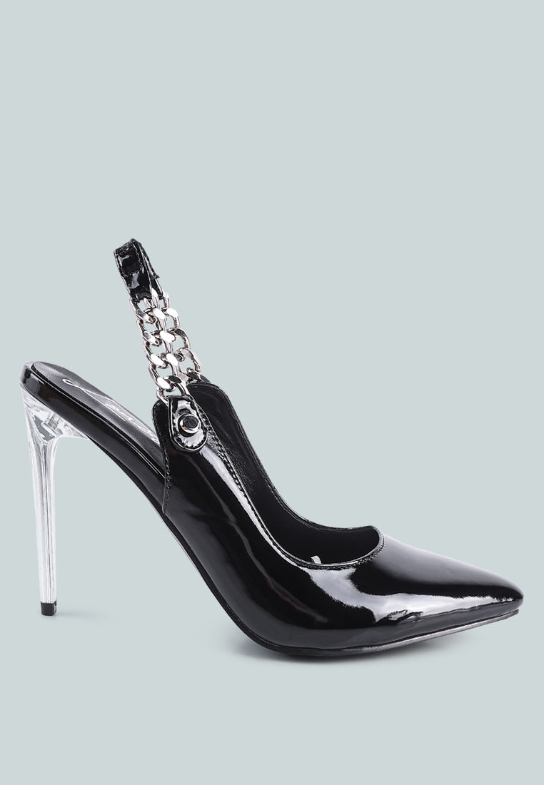 coveted high heeled sling back sandals#color_black