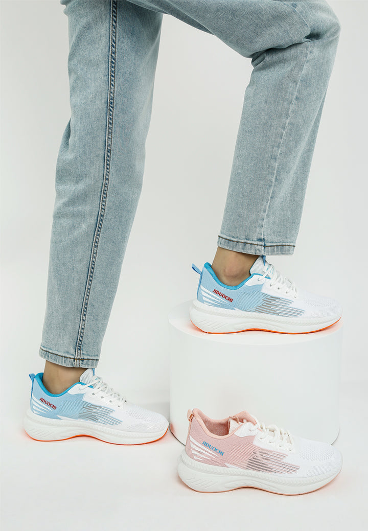 lace-up chunky sneakers by ruw#color_pink