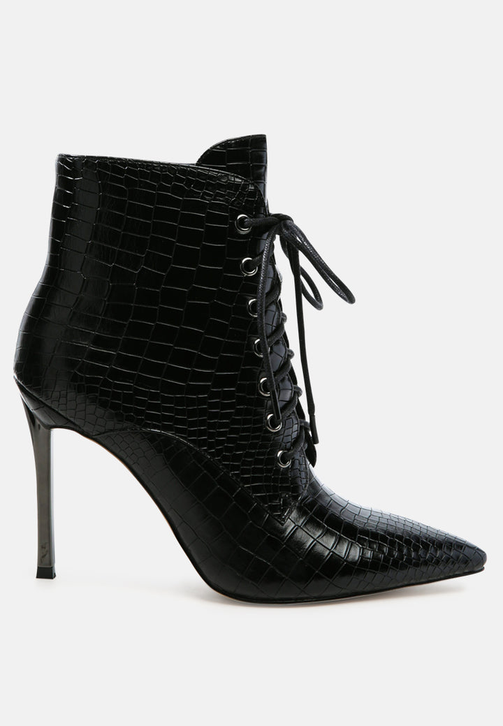 escala croc stiletto ankle boots by rag#color_black