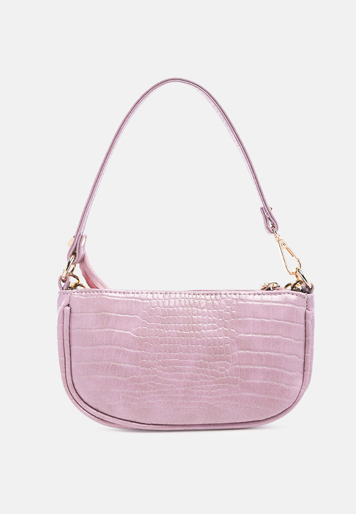 croc sling bag#color_purple
