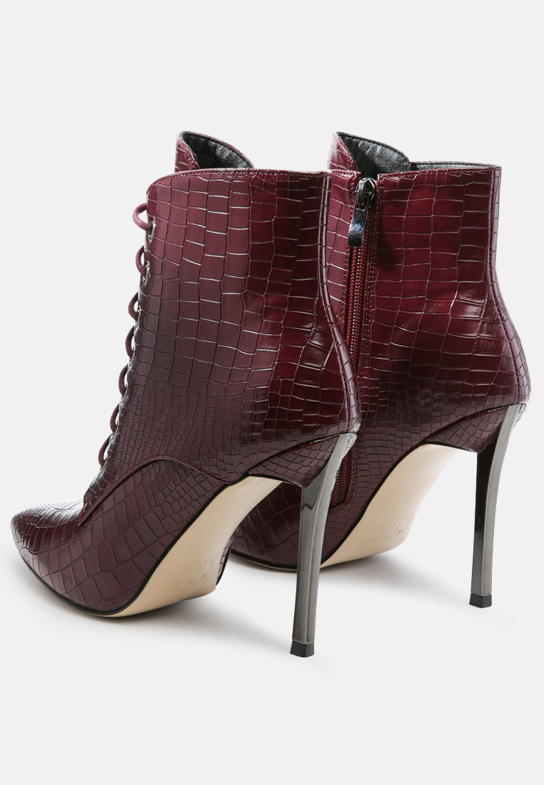 escala croc stiletto ankle boots by rag#color_burgundy