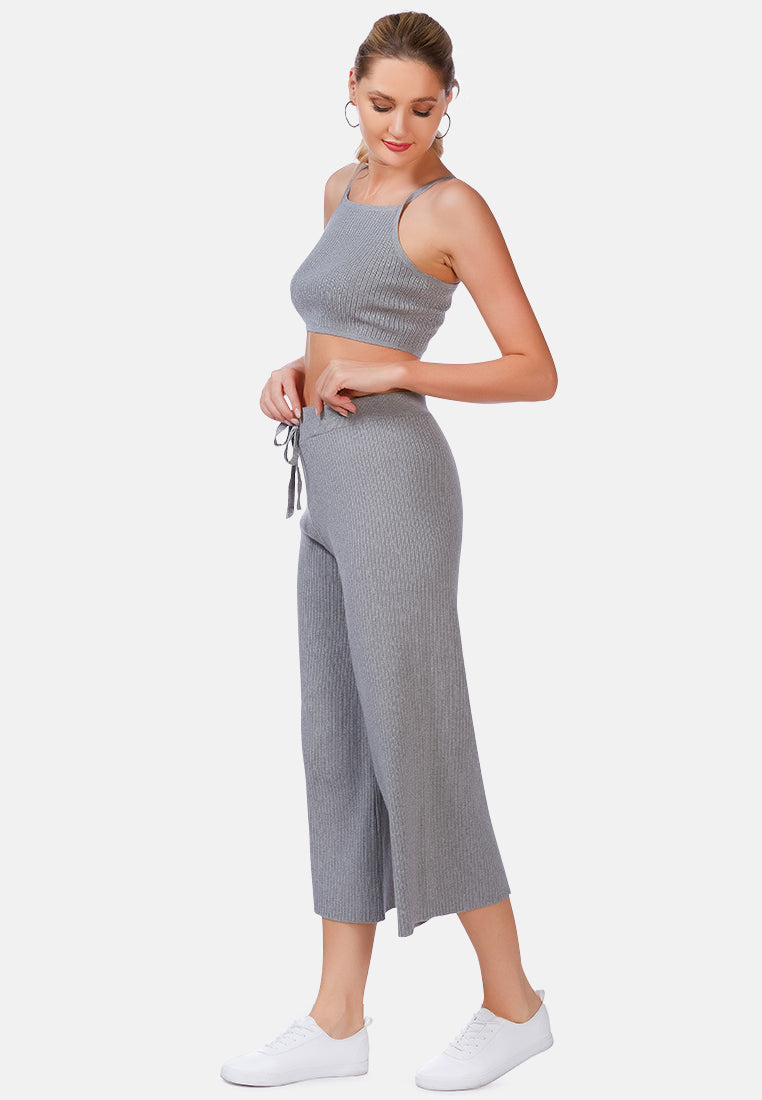 cropped camisole bralette#color_grey