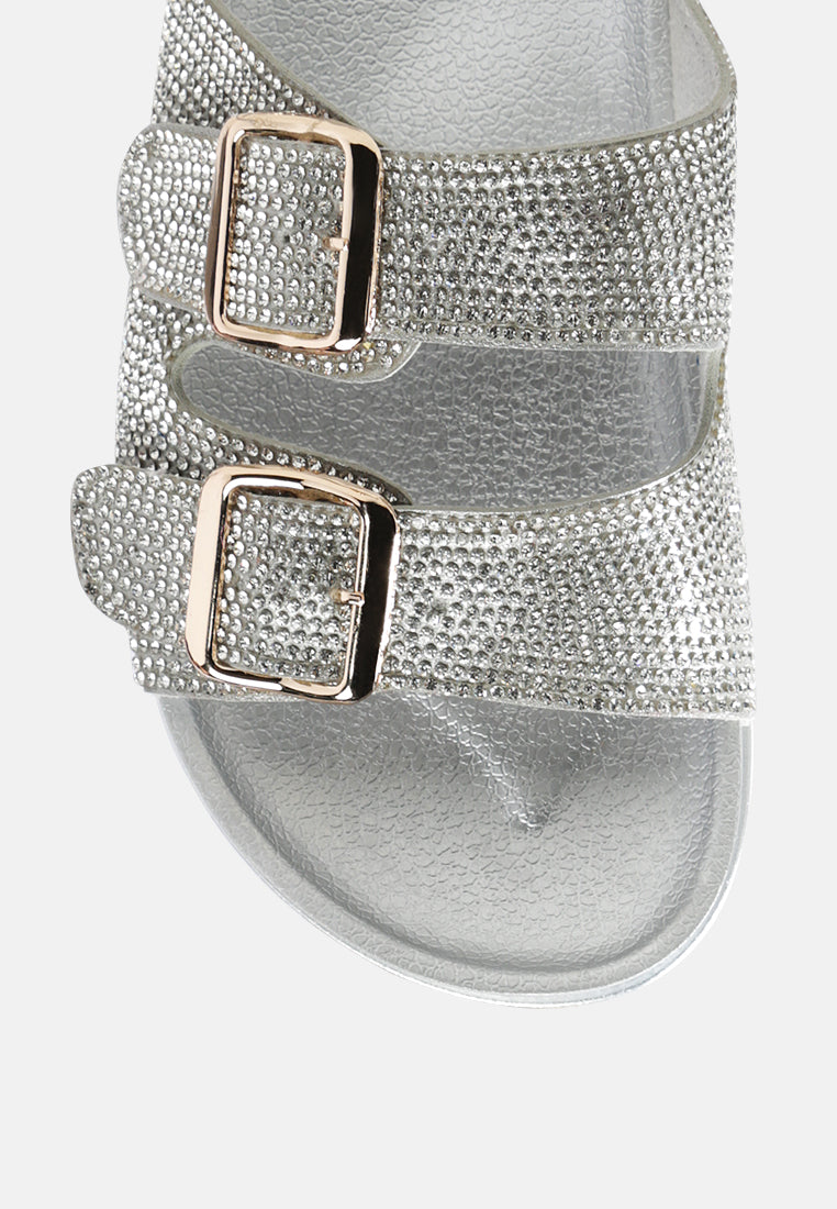 crystal buckled slip-on#color_silver